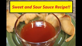 Sweet and Sour Sauce Recipe [upl. by Daniele]