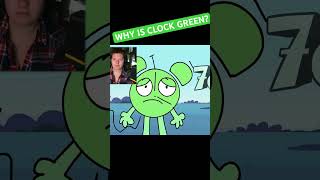 WHY IS CLOCK GREEN osc reaction objectshow shorts [upl. by Katuscha166]