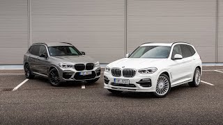 Alpina XD3  BMW X3 M engine amp exhaust sound amp driving by CZ [upl. by Tamara]