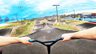 1000000 Pump Track VS Scooter [upl. by Ruyam537]