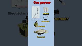 गैस गीजर के इलेक्ट्रिक कंपोनेंट  gas geyser me kya kya laga hota hai  gas geyser component yt [upl. by Bianka853]