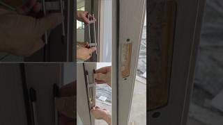 Convenient Wood Door Lock Installation with Custom Jig  Professional Interior Carpentry [upl. by Enalb244]