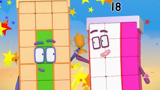 Team Games  Numberblocks and Alphablocks  LittleZooTV [upl. by Eikcaj]