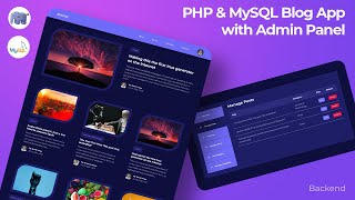 PHP amp MySQL Blog App with Admin Panel Tutorial From Scratch PHP amp MySQL Tutorial For Beginners [upl. by Sims474]