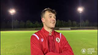 Jack Gibbons PostMatch Interview  Greenock Juniors vs Ardeer Thistle [upl. by Yelsha]