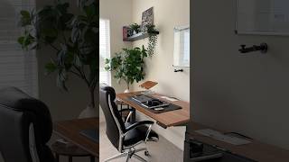 Home Office Upgrade 🪵🖥️ homeoffice home homeupgrade standingdesk branchfurniture deskinspo [upl. by Etteniuq]