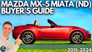 Mazda MX5Miata ND Buyers guide 20152024 Avoid known problems on Mazda MX5 Roadster 1520 [upl. by Iila]