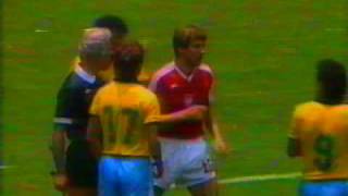 Copa do Mundo 1986  Oitavas de Final  Brasil 4 x 0 Polônia [upl. by Gnilhsa830]