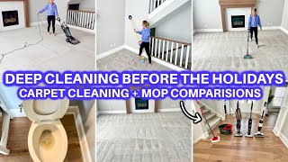 🥵 HOURS OF DEEP CLEANING  CLEAN WITH ME  CLEANING MOTIVATION  CARPET CLEANING  CLEANING HOUSE [upl. by Nawtna]