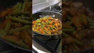 Adobong sitaw with pork belly and oyster Delicious filipino dishes shortsvideo adobongsitaw [upl. by Reave616]