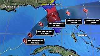 Hurricane Milton forecast 2 am on Oct 9 2024 [upl. by Nila]