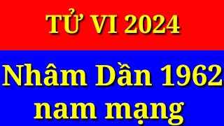 Tử vi tuổi Nhâm Dần 1962 nam mạng trong năm Giáp Thìn 2024 [upl. by Ettereve797]