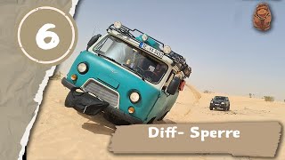 Automatische Differentialsperre Einbauen an der Vorderachse  UAZ Offroad Camper 452  Sahara [upl. by Volnay]