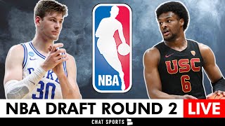 NBA Draft 2024 LIVE Round 2  Bronny James To Lakers Is OFFICIAL [upl. by Willcox]