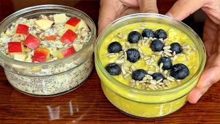 2 healthy instant oatmeal recipes for weight loss Oatmeal breakfast recipes Recipes for slimness [upl. by Nnylamme]