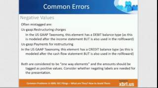 Common Problems in XBRL SEC Filings  What Are They How to Avoid Them [upl. by Millda]