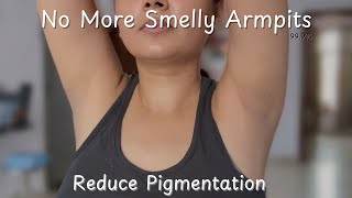 Simple Routine for Clear amp Odourless Underarms underarms underarmcare darkunderarms [upl. by Dnalevelc]