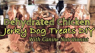 Dehydrated Chicken Healthy Dog Treat with Canine Nutritionist [upl. by Ehtyde]