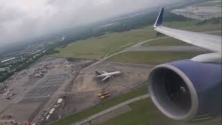 Delta Boeing 757200 BWI 15R Rainy Takeoff PW2000 Buzzsaw [upl. by Trygve692]