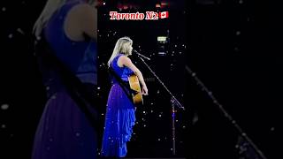 Toronto N2🇨🇦 Surprise songs 🖤idwlf X mine💜 from Livestream shorts taylorswift theerastour [upl. by Ahtrim]