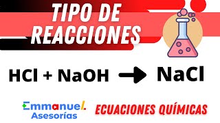 REACCIONES Químicas Hallar los Reactivos y Productos Ecuación Química [upl. by Aidyl]