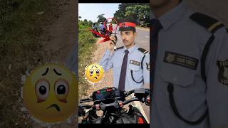 Police Walo Se Bachkar Ke Bhagna Pada😧👮 police trafficpolice mt15motovlog bikervscop [upl. by Theona]