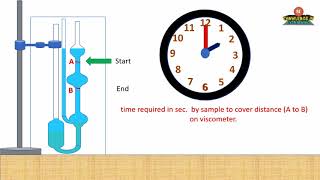 Viscosity determination with animation [upl. by Iilek]