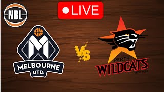 🔴 Live Melbourne United vs Perth Wildcats  Live Play by Play Scoreboard [upl. by Adaurd]