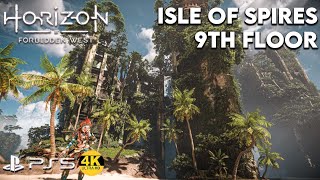 How to Get to the 9th Floor in Isle of Spires Ruins  Horizon Forbidden West  PS5 4K60 FPS Gameplay [upl. by Medea]