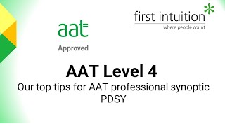 Our top tips for AAT professional synoptic  First Intuition  Professional Education Providers [upl. by Dorotea]