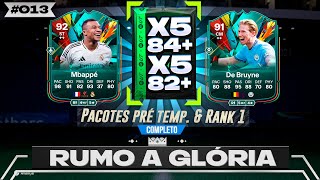 ABRI os PACOTES de OBJETIVO DE PRÉ TEMP amp RANK 1 MATA MATA do CHAMPS  EA FC 25 Rumo a Glória 13 [upl. by Anaiuq]