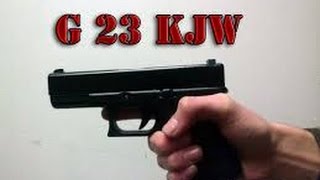 KJW G23 REVIEW AND SHOOTING TEST [upl. by Fatma922]