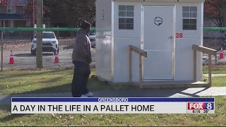 Residents share what life is like inside Greensboro’s pallet homes [upl. by Ialocin]