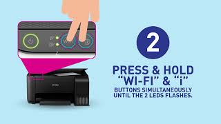 How to setup Wifi Direct On Epson L3150L3250 ink Tank Printer [upl. by Ahsienad273]