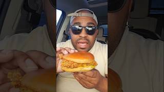 Is this Popeyes Best Sandwich yet Trying Popeyes New Ghostpepper Chicken sandwich shorts [upl. by Anirahc100]