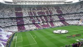 UEFA Champions League Anthem  Estadio Santiago Bernabéu [upl. by Dlanger578]