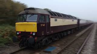 northern belle to Cleethorpes 57313 Scarborough castle and 57601 Thomas Telford [upl. by Falzetta]