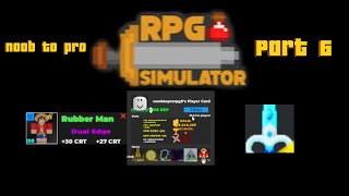 Rpg simulator roblox game noob to pro part 5 [upl. by Reteid]