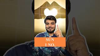 SUN 1 Number In Numerology IContact For Medical Astrology I shorts astrology [upl. by Anattar561]