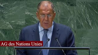 Discours historique de Serguei Lavrov à lONU lhypocrisie occidentale déborde [upl. by Gwenore669]