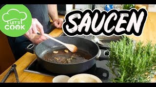 Steak Sauce selber machen  Rotweinsauce amp Pfeffersauce  Steak Week 3 [upl. by Yatnoed]