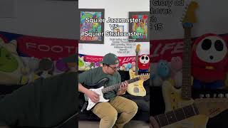 Jazzmaster vs Stratocaster Squier edition [upl. by Sucramaj971]