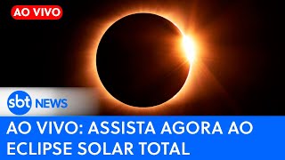 🔴 AO VIVO Assista ao eclipse solar total agora [upl. by Arianie]