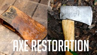 Old Rusty Axe Restoration [upl. by Rehpoitsirhc]