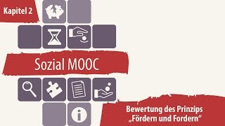 SOZIAL MOOC  Bewertung des Prinzips Fördern und Fordern 28 [upl. by Henning]