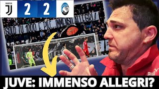 JUVENTUS  ATALANTA 2  2 mi DISSOCIO lo STRISCIONE VERGOGNOSO crisi di RISULTATI e non solo [upl. by Enaitsirk]