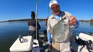 Nov 162024 Crappie fishing lake Oconee [upl. by Ameluz740]