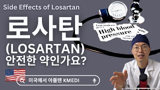 미국의사 Losartan 로사탄을 드신다면 반드시 아셔야 하는 부작용 2가지 고혈압 치료에 참고하세요 [upl. by Jake]