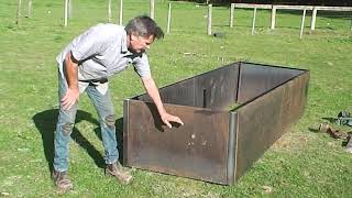 How To Assemble A Kitset Corten Planter [upl. by Soloman]