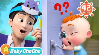 Knock Knock Whos at the Door  Safety Tips for Kids  More Baby ChaCha Nursery Rhymes amp Kids Songs [upl. by Enait916]